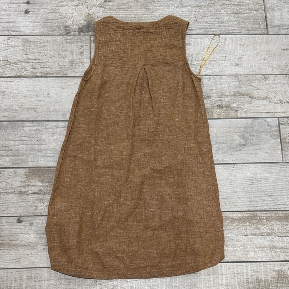 Tahari Tan Linen Garment - Picture 3 of 5